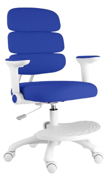 Dětská rostoucí židle Neoseat KIDDY THREE — látka, pratelný potah, tmavě modrá