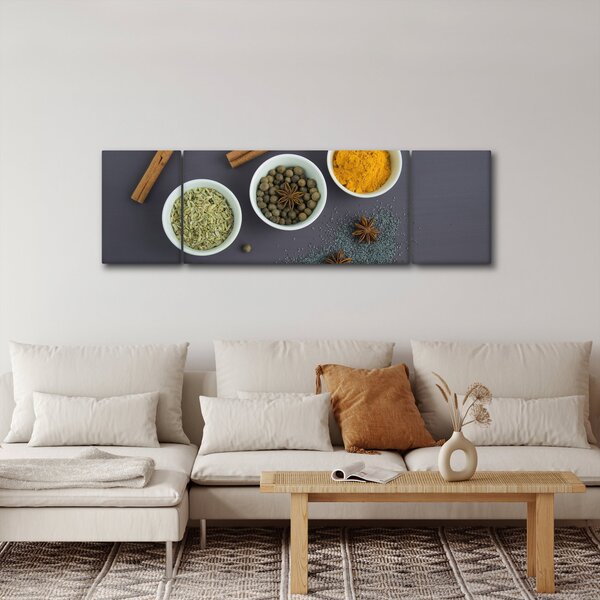 Obraz - koření (170x50 cm)