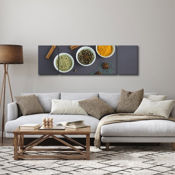 Obraz - koření (170x50 cm)