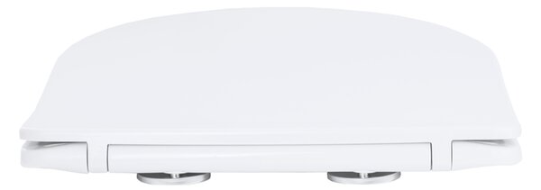 Gamma Magro, toaletní WC sedátko 438x361mm z duroplastu s pomalým zavíráním, bílá, GMA-MAGRO