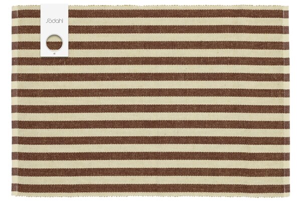 -25 % Dny MOMENTI– Södahl Set dvou hnědých prostírání Stripe 48 x 33 cm