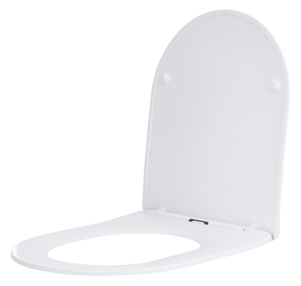 Gamma Magro, toaletní WC sedátko 438x361mm z duroplastu s pomalým zavíráním, bílá, GMA-MAGRO