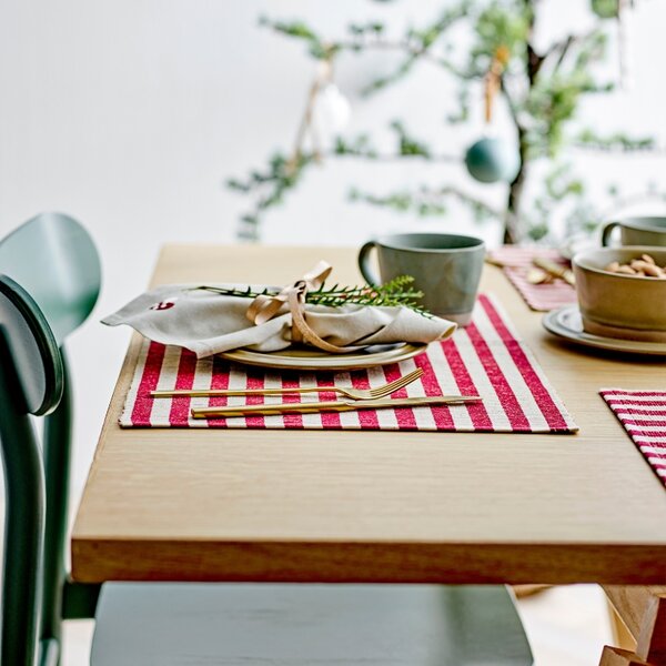 -25 % Dny MOMENTI– Södahl Set dvou červených prostírání Stripe 48 x 33 cm
