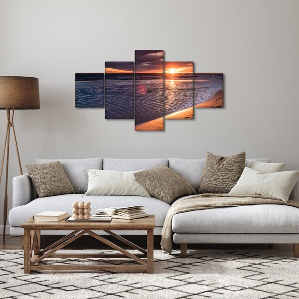 Obraz západu slunce (125x70 cm)