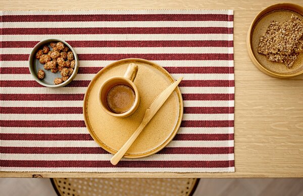 -25 % Dny MOMENTI– Södahl Set dvou červených prostírání Stripe 48 x 33 cm
