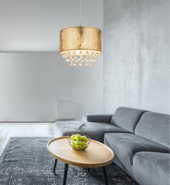 Globo Lighting Amy závěsné svítidlo 1x60 W zlatá 15187H3