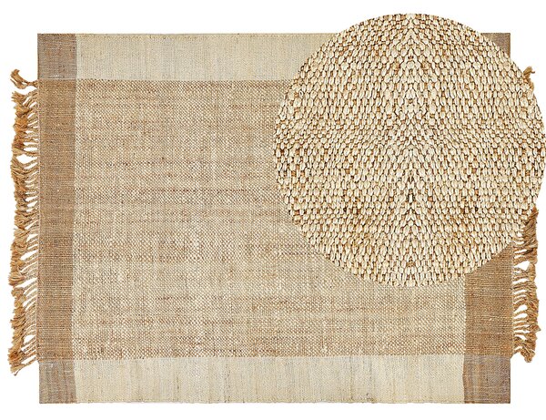 Koberec DEDEMLI Béžová 160 x 230 cm Juta