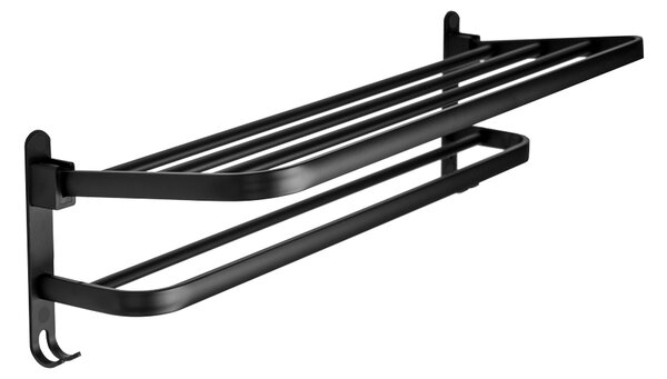 Gamma Gamma, věšák na ručníky 59cm, černá matná, GMA-UWS-BK