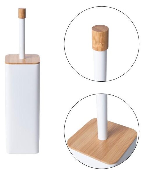 Erga Fonti, WC kartáč na postavení, bílý, ERG-YKA-PD.FONTI-WHT
