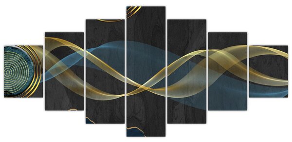 Obraz - Abstrakce (210x100 cm)