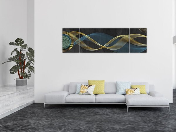 Obraz - Abstrakce (170x50 cm)