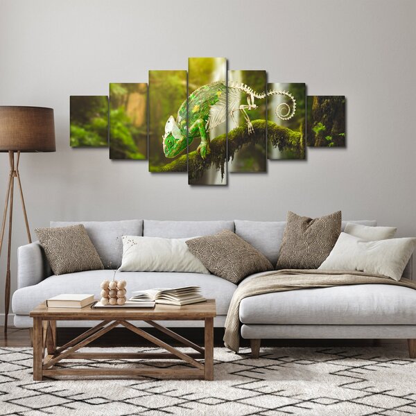 Obraz chameleona (210x100 cm)