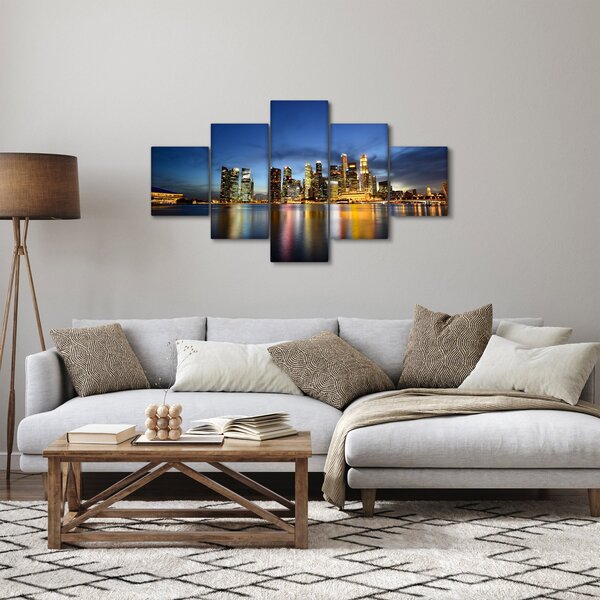 Obraz mrakodrapů (125x70 cm)