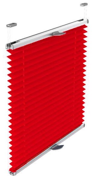 Roleta Plisé Standard Červená Šířka: 37,5 cm