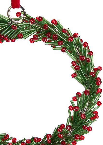 X-MAS Věneček s perlami 12 cm