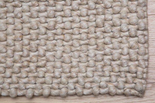 Moderní koberec Wool z měkkých vlněných vláken v béžovém odstínu 240cm
