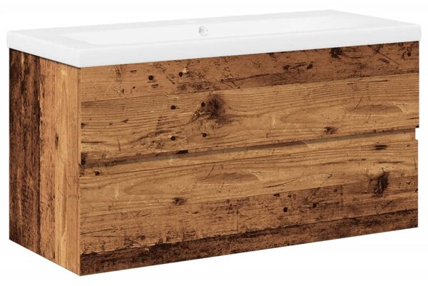 Skříňka se zápustným umyvadlem old wood 3328925