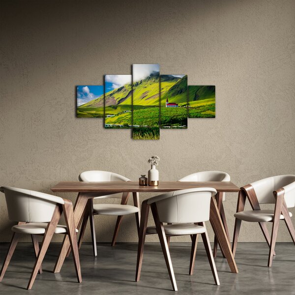 Obraz horské krajiny (125x70 cm)