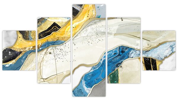 Obraz - Barevný mramor (125x70 cm)