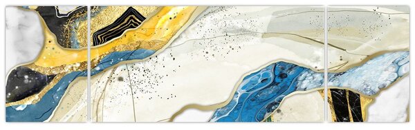 Obraz - Barevný mramor (170x50 cm)