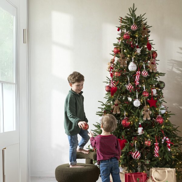 Umělý vánoční strom s LED světlem J-line Arthur 225 cm