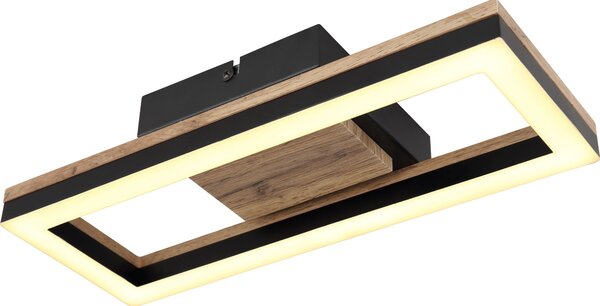Globo Lighting Beatrix stropní světlo 1x12 W černá-dřevo 67297D1