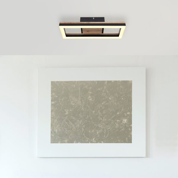 Globo Lighting Beatrix stropní světlo 1x12 W černá-dřevo 67297D1