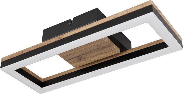 Globo Lighting Beatrix stropní světlo 1x12 W černá-dřevo 67297D1
