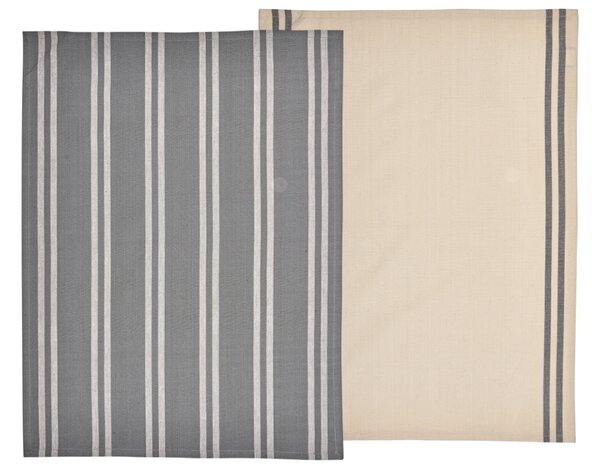 -25 % Dny MOMENTI– Södahl Sada dvou šedých bavlněných utěrek Soft 70 x 50 cm