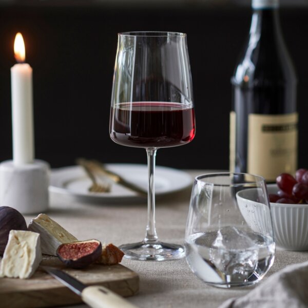 Lyngby Glas Set čtyř sklenic na červené víno Zero 540 ml