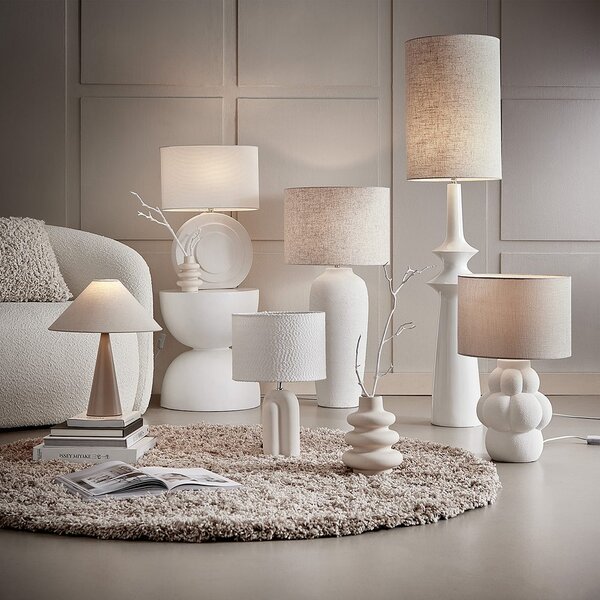 NEXO Stolní lampa - šedohnědá