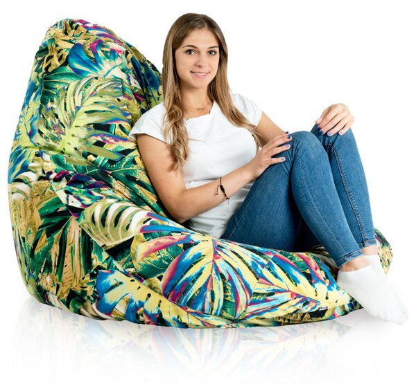 Sedací vak DROP XXL tropic