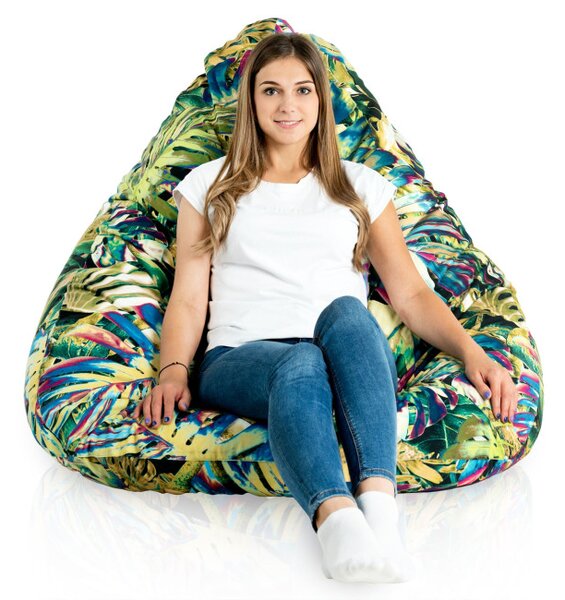 Sedací vak DROP XXL tropic