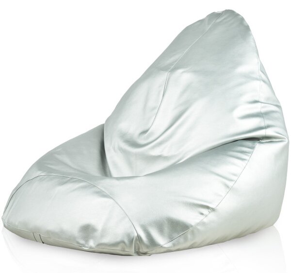 Sedací vak DROP XXL silver
