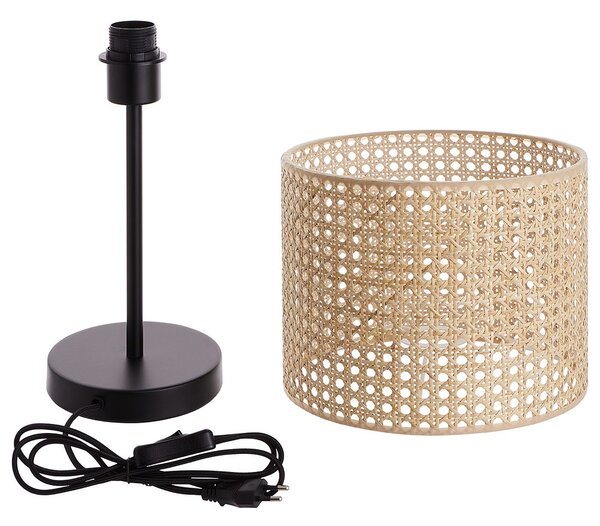 NYBORG Stolní lampa s ratanovým stínidlem