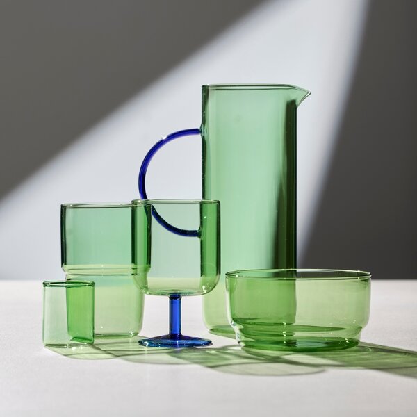 Lyngby Glas Set dvou zelených sklenic Torino 400 ml