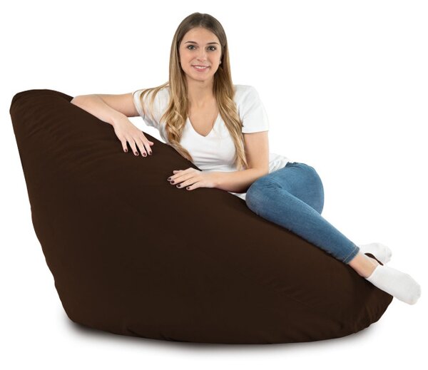 Sedací vak DROP XXL hnědý