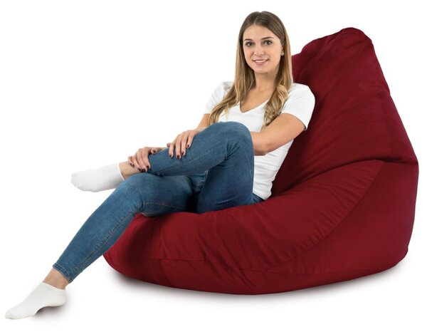 Sedací vak DROP XXL červený