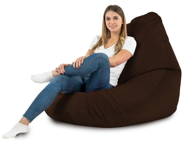 Sedací vak DROP XXL hnědý