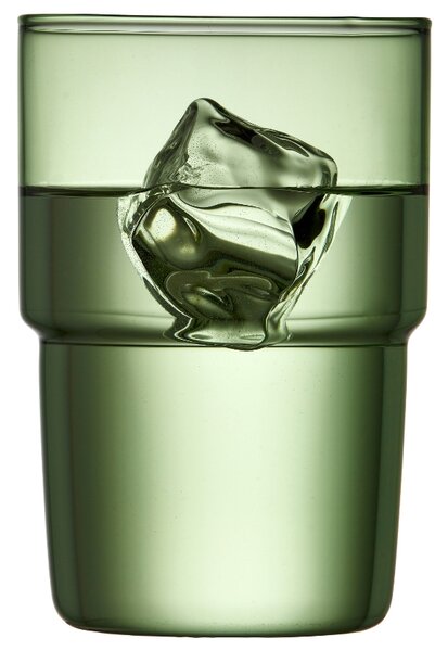 Lyngby Glas Set dvou zelených sklenic Torino 400 ml