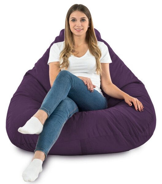 Sedací vak DROP XXL fialový