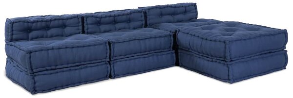 Modulová pohovka 4 pcs Indigo Textil