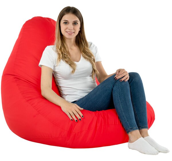 Sedací vak DROP XXL červený OUTDOOR