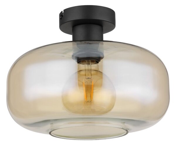 Globo Lighting Giuseppe stropní světlo 1x40 W černá-jantarová 15566DA