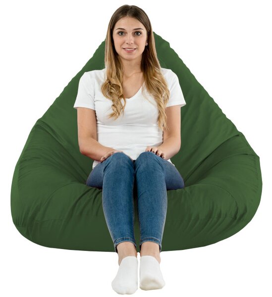 Sedací vak DROP XXL tmavě zelený OUTDOOR