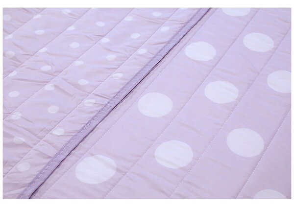 Přehoz na postel 701P Pois růžový Made in Italy Barva Růžová Rozměry 220x240 cm