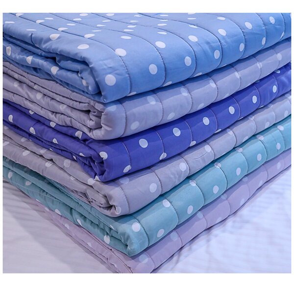 Přehoz na postel 701P Pois růžový Made in Italy Barva Růžová Rozměry 220x240 cm