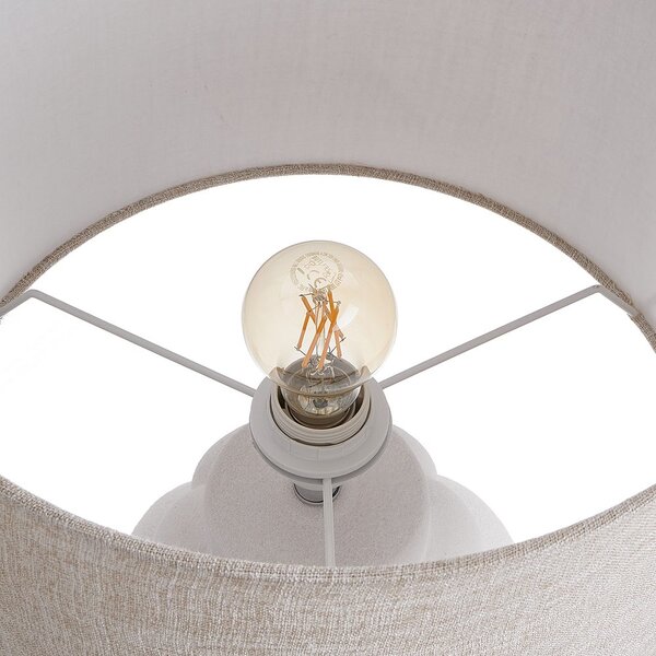 ARTISTA Stolní lampa zakřivená - bílá