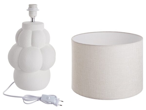 ARTISTA Stolní lampa zakřivená - bílá