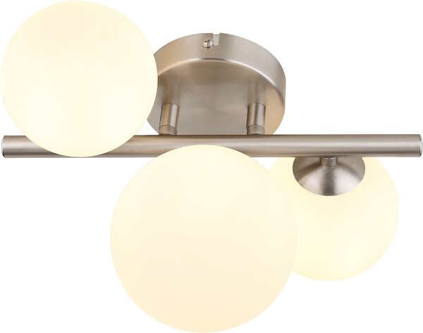 Globo Lighting Riha nástěnné svítidlo 3x3.5 W bílá-nikl 56140-3W